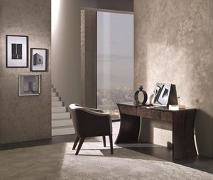 contemporary secretary desk / wooden