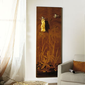 wall-mounted coat rack