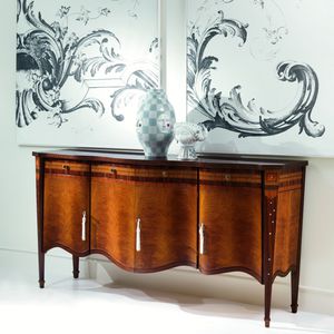 traditional sideboard / palisander / zebrano