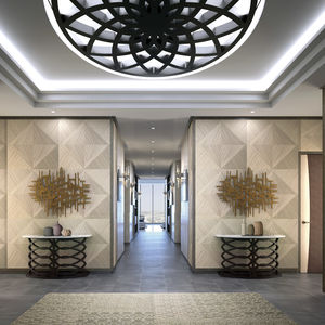 wooden wallcovering / home / varnished / wood look