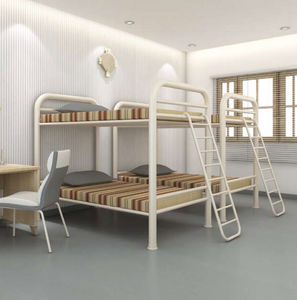 vinyl flooring / antibacterial / smooth / concrete look