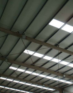 roof sandwich panel / galvanized steel facing / polyurethane (PUR) core