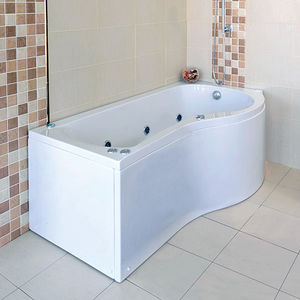 corner bathtub / acrylic / hydromassage