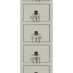 steel left-luggage locker