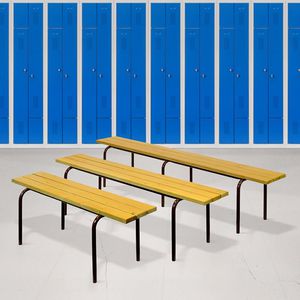 contemporary locker room bench