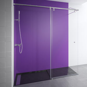 sliding shower screen / corner / glass
