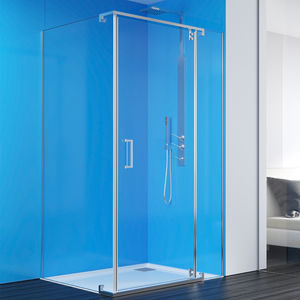 pivoting shower screen