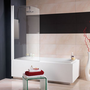 pivoting bath screen