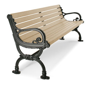 traditional public bench