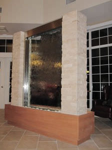self-supporting water wall