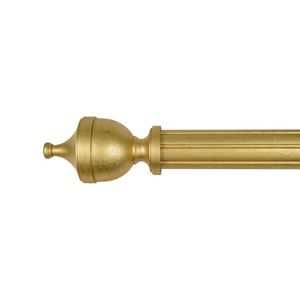 wooden curtain rod