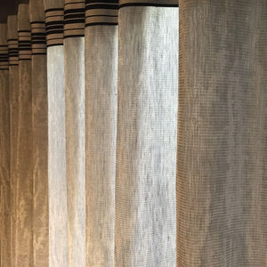 plain sheer curtain fabric