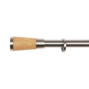 chromed metal curtain rod 1