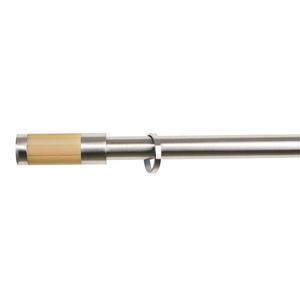 chromed metal curtain rod 1