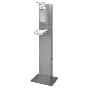 floor-standing hand sanitizer dispenser