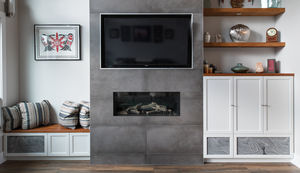 contemporary TV wall unit