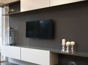 contemporary TV wall unit