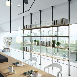 wall-mounted shelves