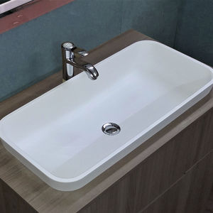 semi-recessed washbasin