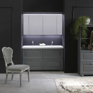 double washbasin cabinet