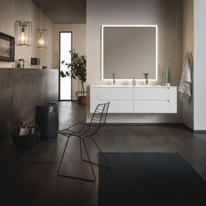 double washbasin cabinet