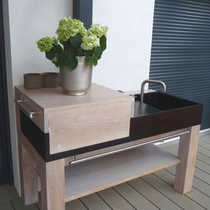 garden kitchen sink cabinet