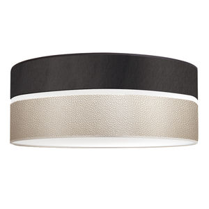 contemporary ceiling light / round / fabric / LED