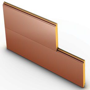 facade insulating sandwich panel / polyisocyanurate core