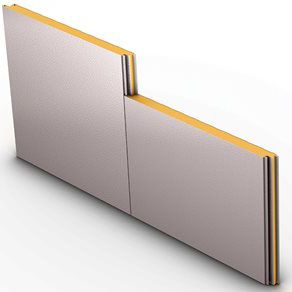 facade insulating sandwich panel / polyisocyanurate core