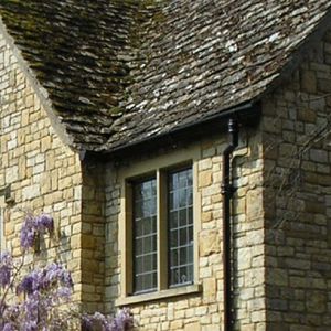 cast iron roof gutter