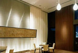 metal wire decorative panel / for interior / smooth