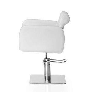 contemporary beauty salon chair / polyurethane / synthetic leather / central base