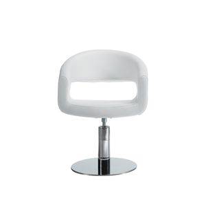 contemporary beauty salon chair / polyurethane / central base / with hydraulic pump