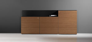 low filing cabinet / laminate / contemporary