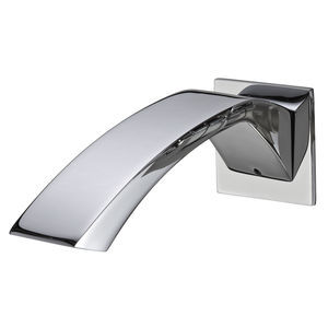 chrome-plated brass bathtub spout