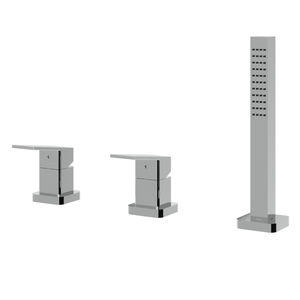 double-handle shower mixer tap
