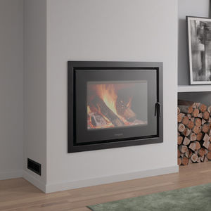 wood-burning fireplace