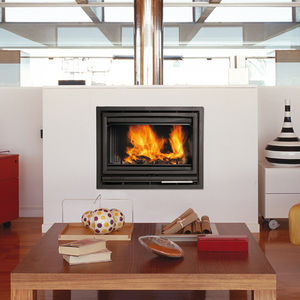 wood-burning fireplace insert 1
