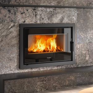 wood-burning fireplace insert 1