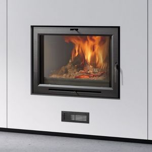 wood-burning fireplace