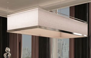 contemporary chandelier / fabric / LED / handmade