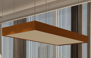 contemporary chandelier / fabric / LED / commercial