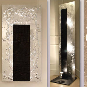 contemporary wall light / glass / other light sources / rectangular
