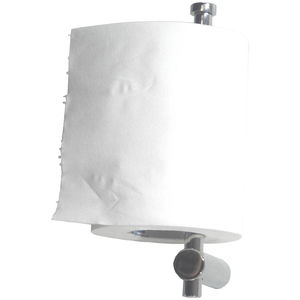 wall-mounted toilet roll holder / stainless steel / commercial