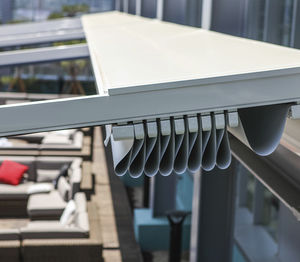 wall-mounted pergola