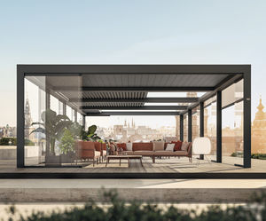 wall-mounted pergola