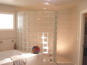 curved glass brick