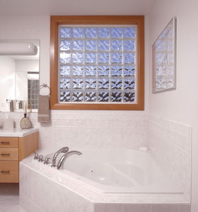square glass brick