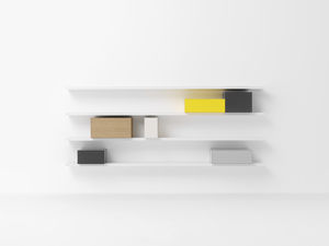 wall-mounted shelves