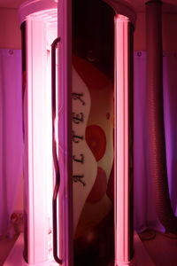 tanning booth